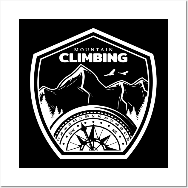 Mountain Climbing Wall Art by Climbinghub